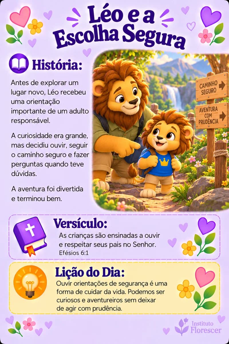 Página de exemplo do kit