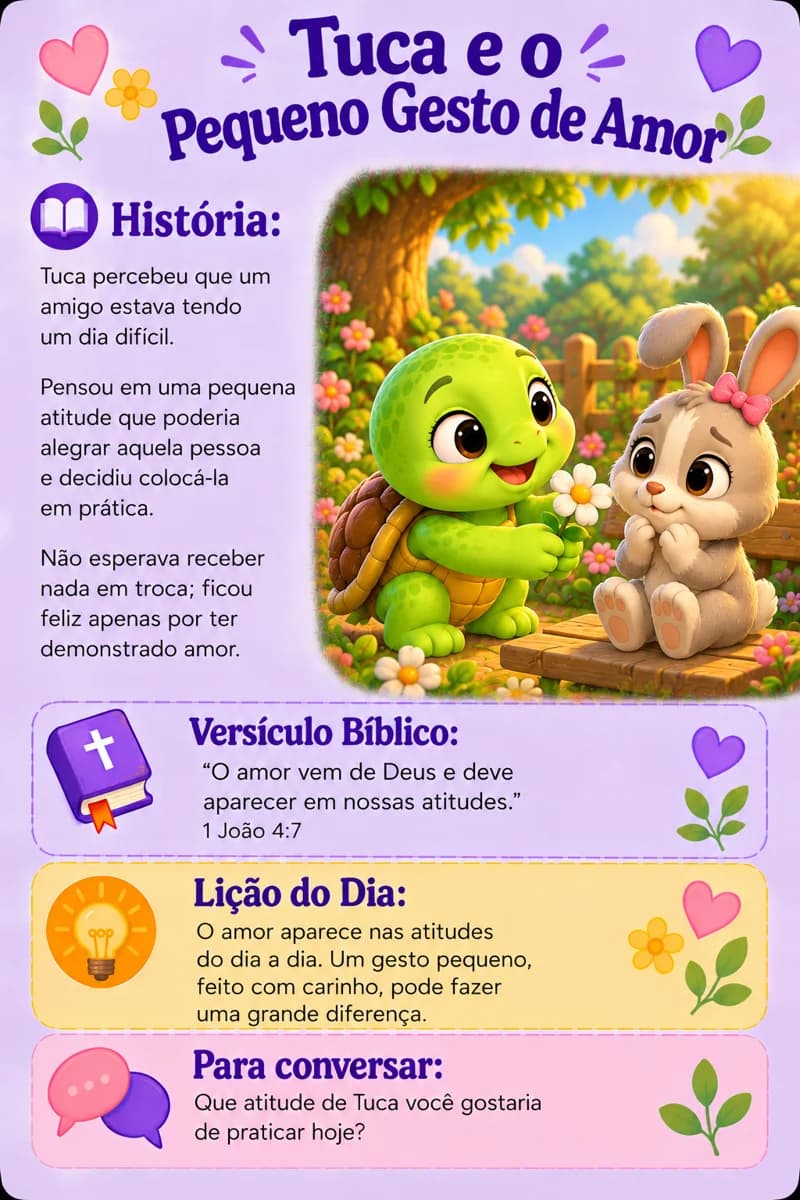 Página de exemplo do kit